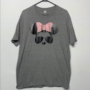 Minnie Mouse Bow Print T-shirt Size XL